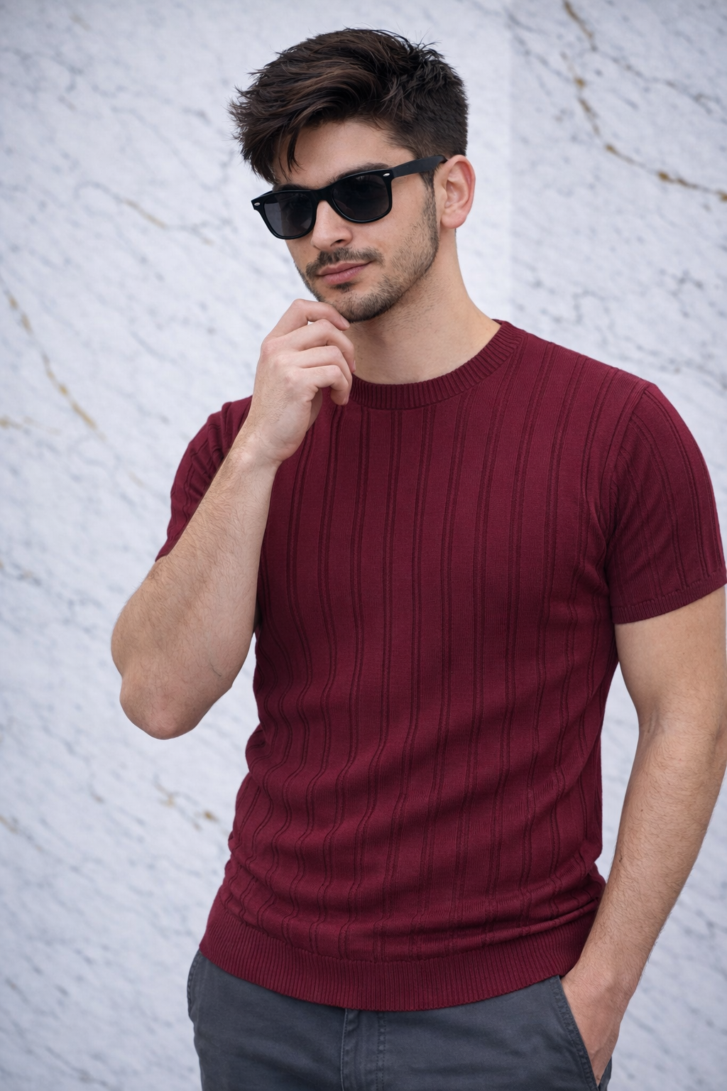 pull homme uni 119