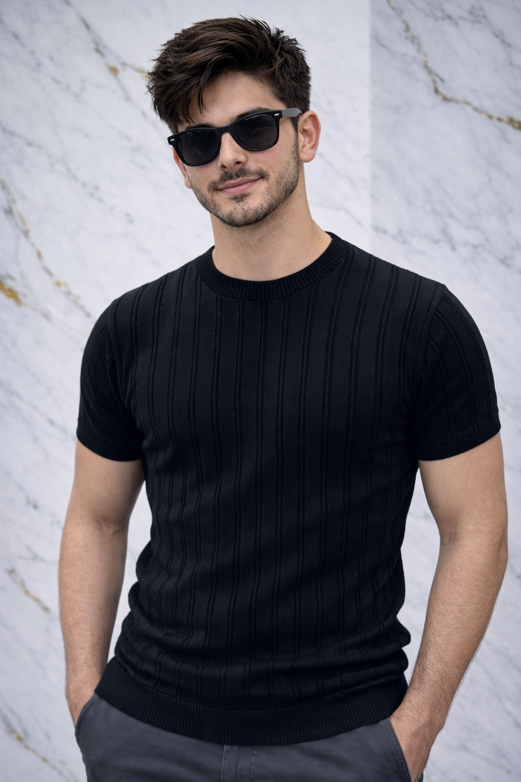 pull homme uni 119